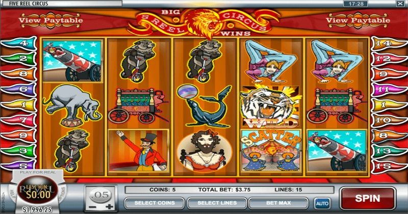 Play in 5 Reel Circus Slot Online from Rival Gaming for free now | www.ehantang.com