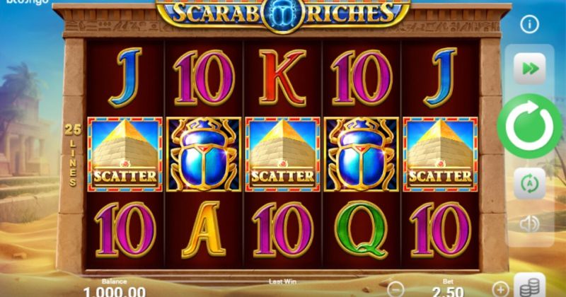 Play in Scarab Riches slot online from Booongo for free now | www.ehantang.com